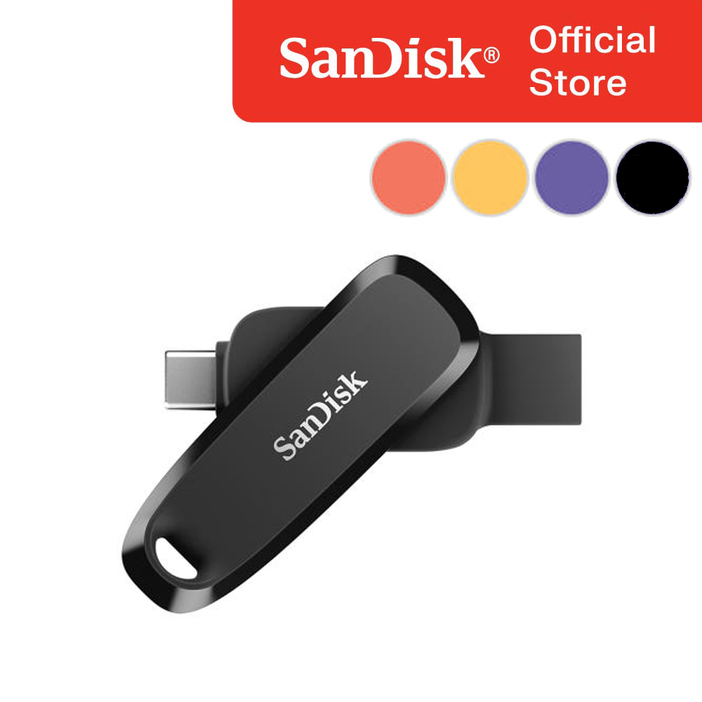 샌디스크 폰 드라이브 for 안드로이드 USB 3.2 OTG 블랙 128GB 상품 이미지