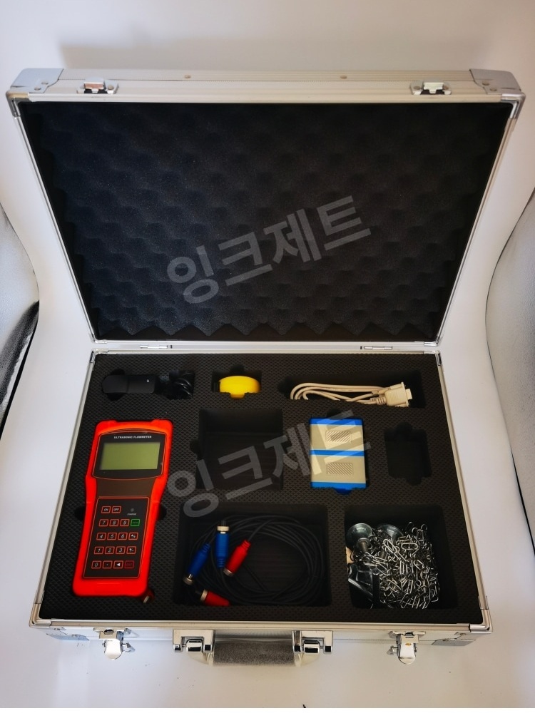 디지털 유량계 휴대용 디지털 유속 측정기 게이지 제트 호스트+TM-1중간프로브(dn50-700mm) - 상세 이미지 3