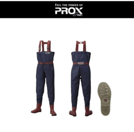 프록스 쏘가리 낚시 바지 갯벌 청바지 가슴 웨이더 물 장화 빈티지진청, 고무창 M