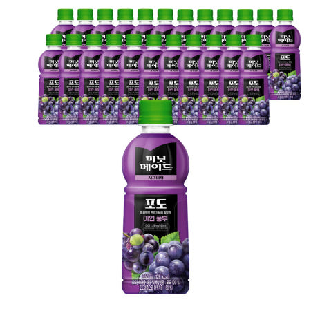 미닛메이드 포도 350ml X 24PET 주스 과일 음료수