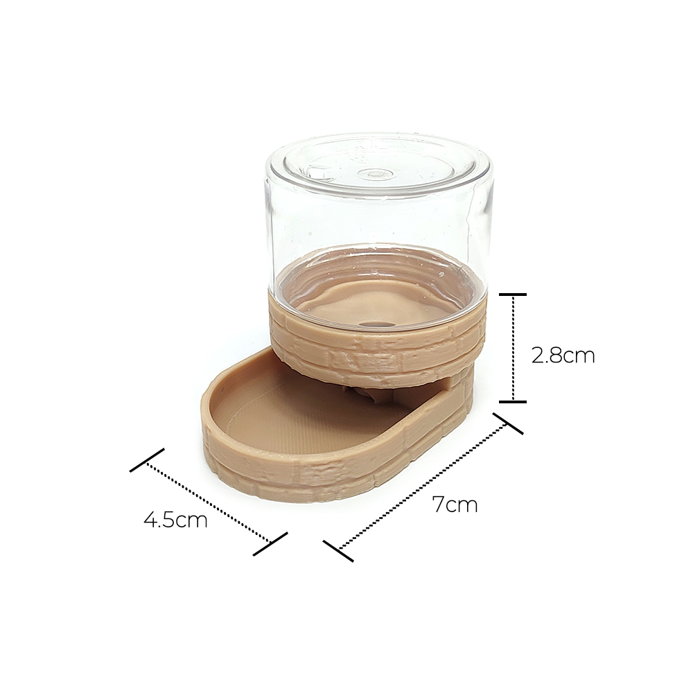 도마뱀 급수기 파충류 크레스티드게코 크레 게코 물그릇 사육장 용품