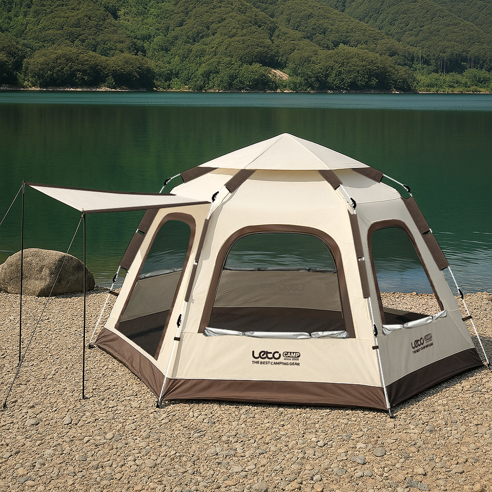 레토 육각돔 원터치텐트 그늘막 쉘터 캠핑 피크닉