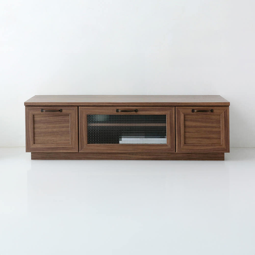 미란스 TV거실장 EVM L 1200x400x350mm, 미들브라운 3555.6498