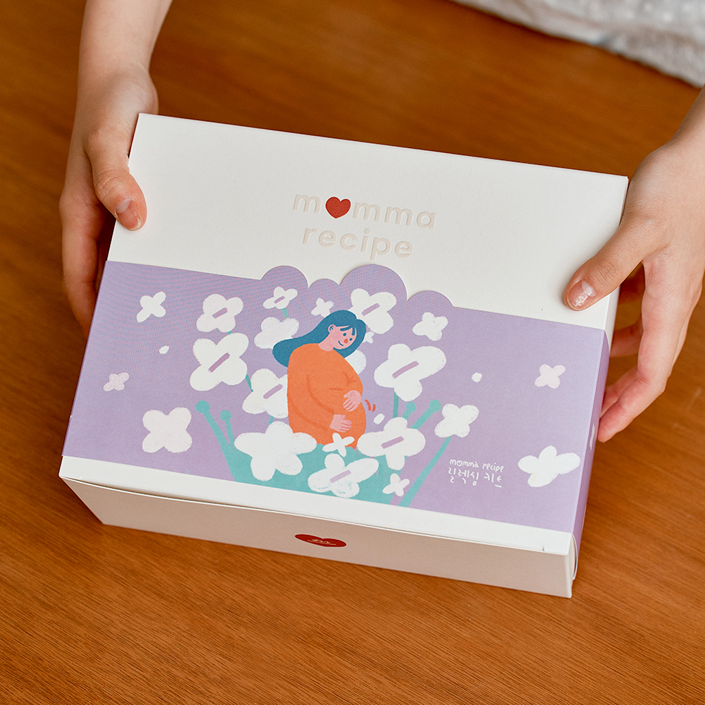 맘마레시피 예비맘 만삭맘의 임신축하와 순산을 기원하는 순산기원 선물박스