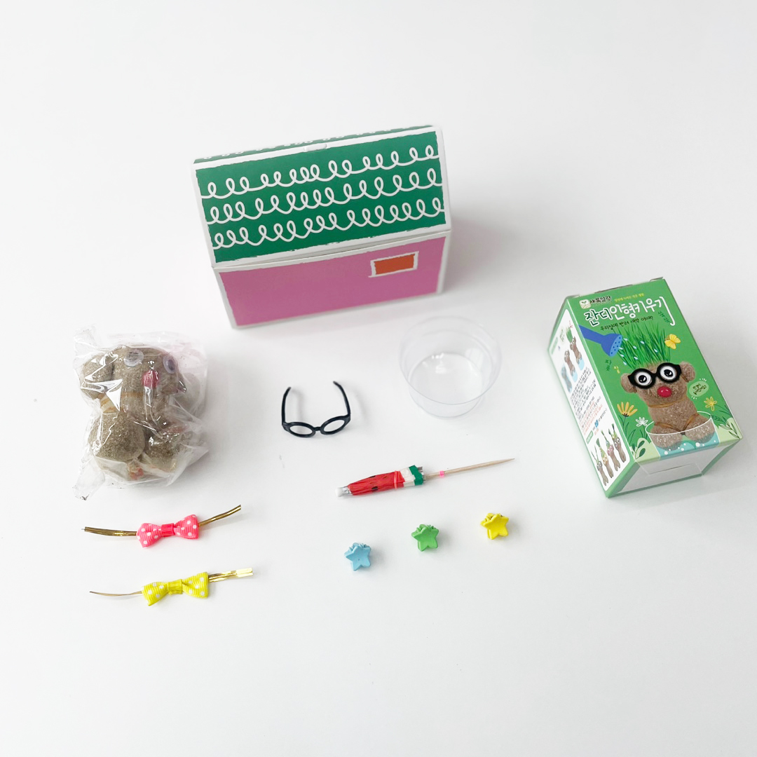 잔디인형 만들기 키트 반려식물 DIY 잔디 키우기 - 상세 이미지 2