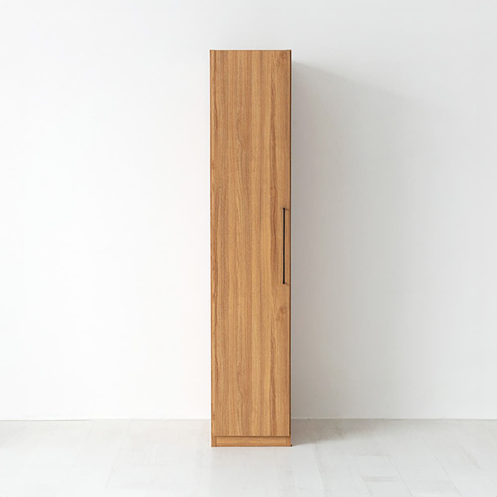 미란스 좁은 1문 옷장 WRM19440 395x500x1940mm, 1단, 캄포어베니어 3805.7847 - 상품 이미지