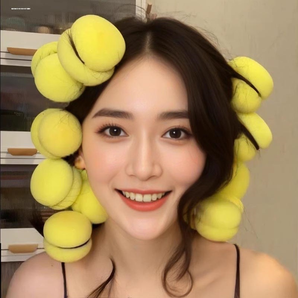 스펀지볼그루프6p 헤어롤 그루프 헤어구르프 구루프 머리롤 웨이브롤 셋팅롤 집게 - 상세 이미지 2