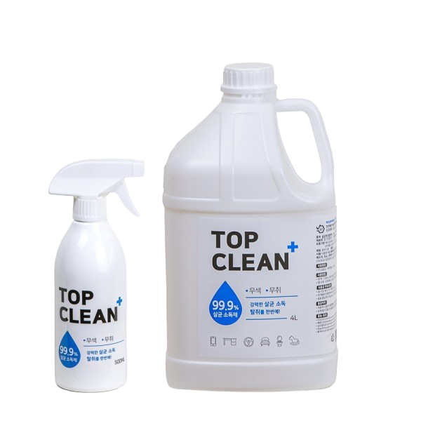탑크린소독제 살균소독제 뿌리는소독제 4L+500ML : 어블릭