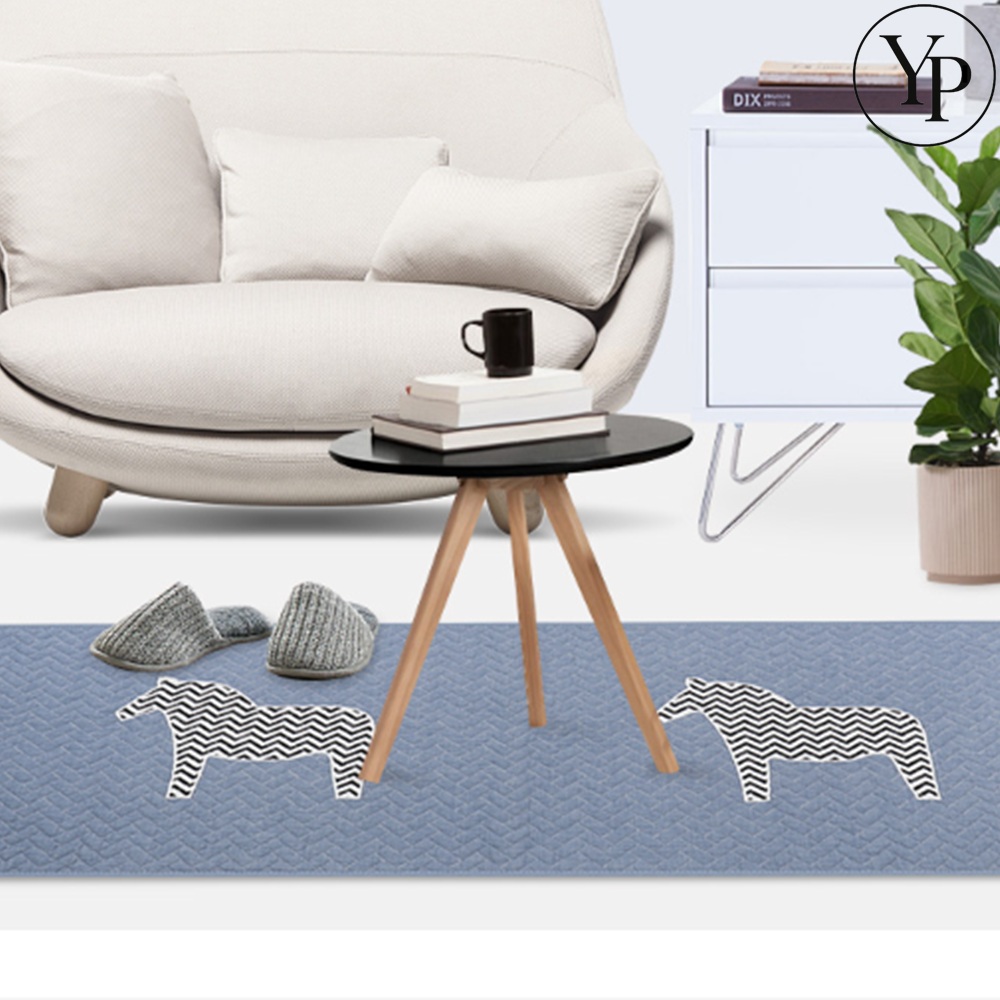 빈티지 거실 러그 누빔 카페트 발매트 대형 모던 인테리어 미끄럼방지 패드