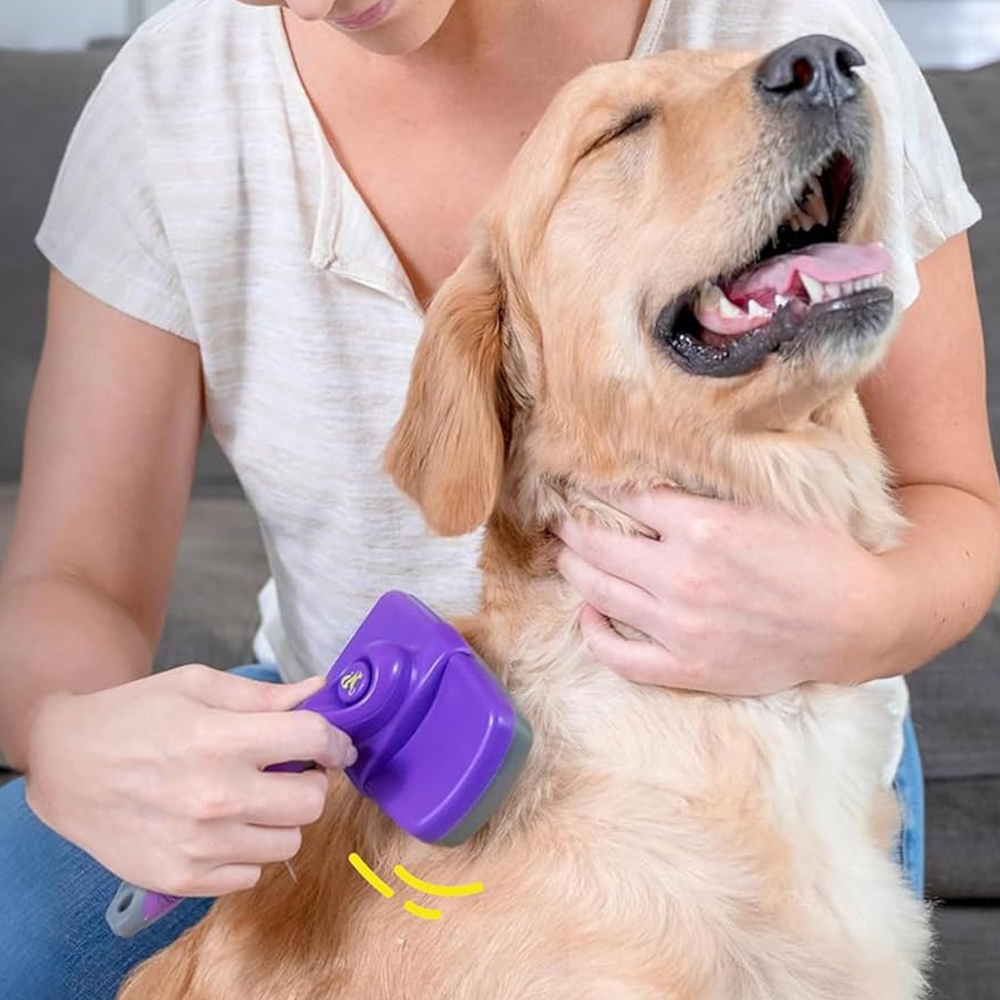 굿앤윌 강아지빗 고양이빗 슬리커 애견 대형견 브러쉬 죽은털 엉킨털 털갈이
