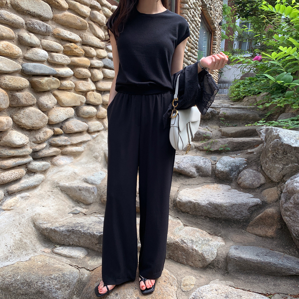 레토리 밴딩 슬랙스 - 상품 이미지