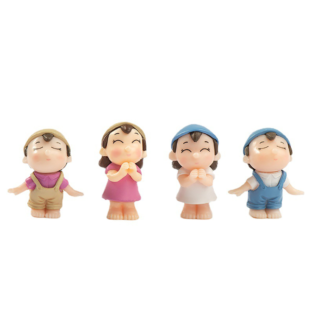 아기 요정 연인 커플 미니어처 피규어 테라리움 모형 데스크탑 장식 소품 - 상세 이미지 5