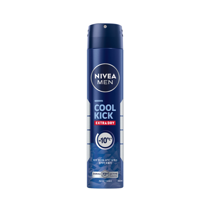 니베아 맨 데오드란트 스프레이 쿨 킥 200ml X 2개 사진 6