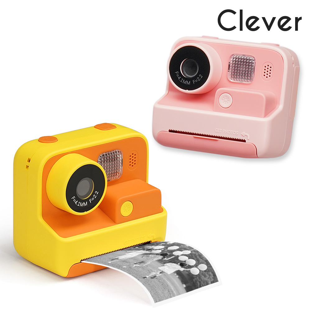 클레버 어린이 디지털 키즈프린트카메라 즉석인화 어린이선물 DIY사진