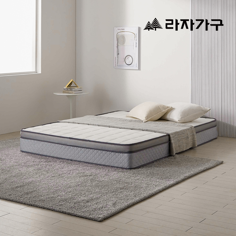 라자가구 온쉼 허리가 편안한 본넬 스프링 매트리스 25cm, LK(라지킹), 미디엄하드 - 메인 이미지