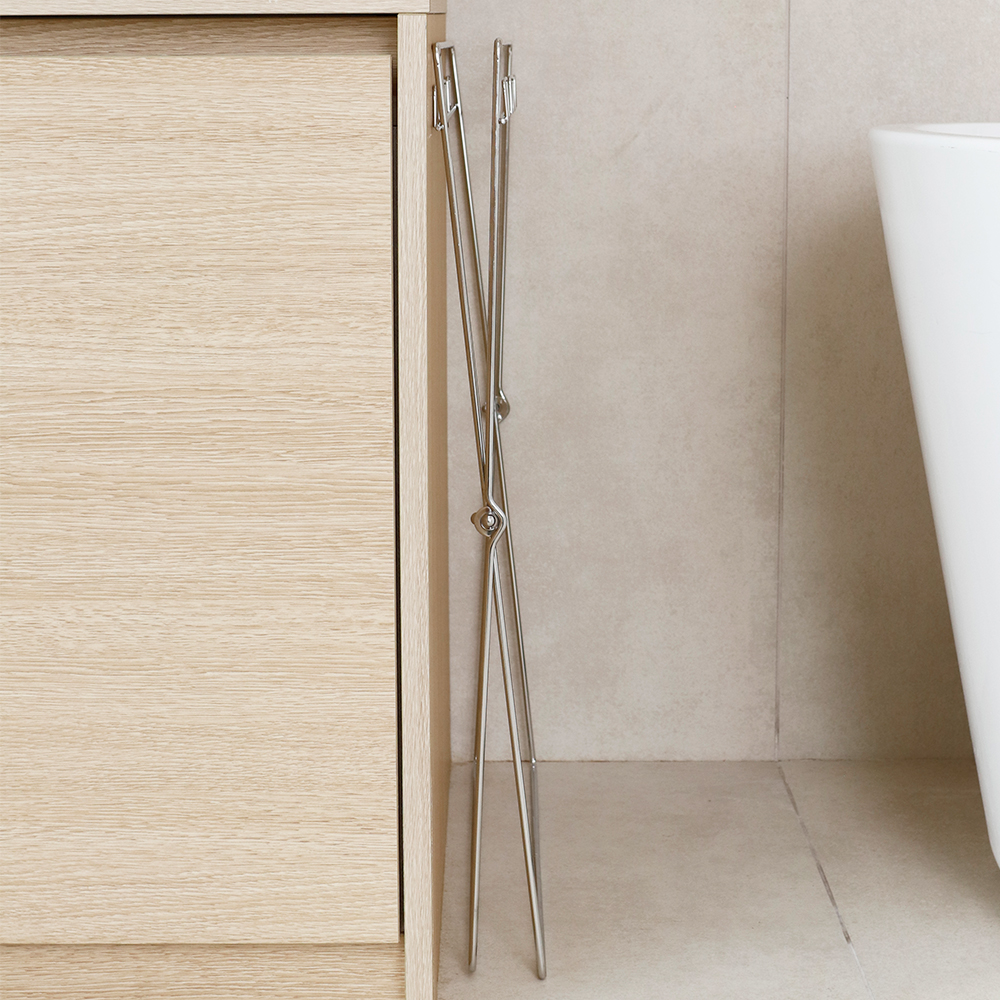 국산 스테인레스 접이식 분리수거대 3구 분리수거함 3단 재활용 쓰레기통 캠핑 휴지통