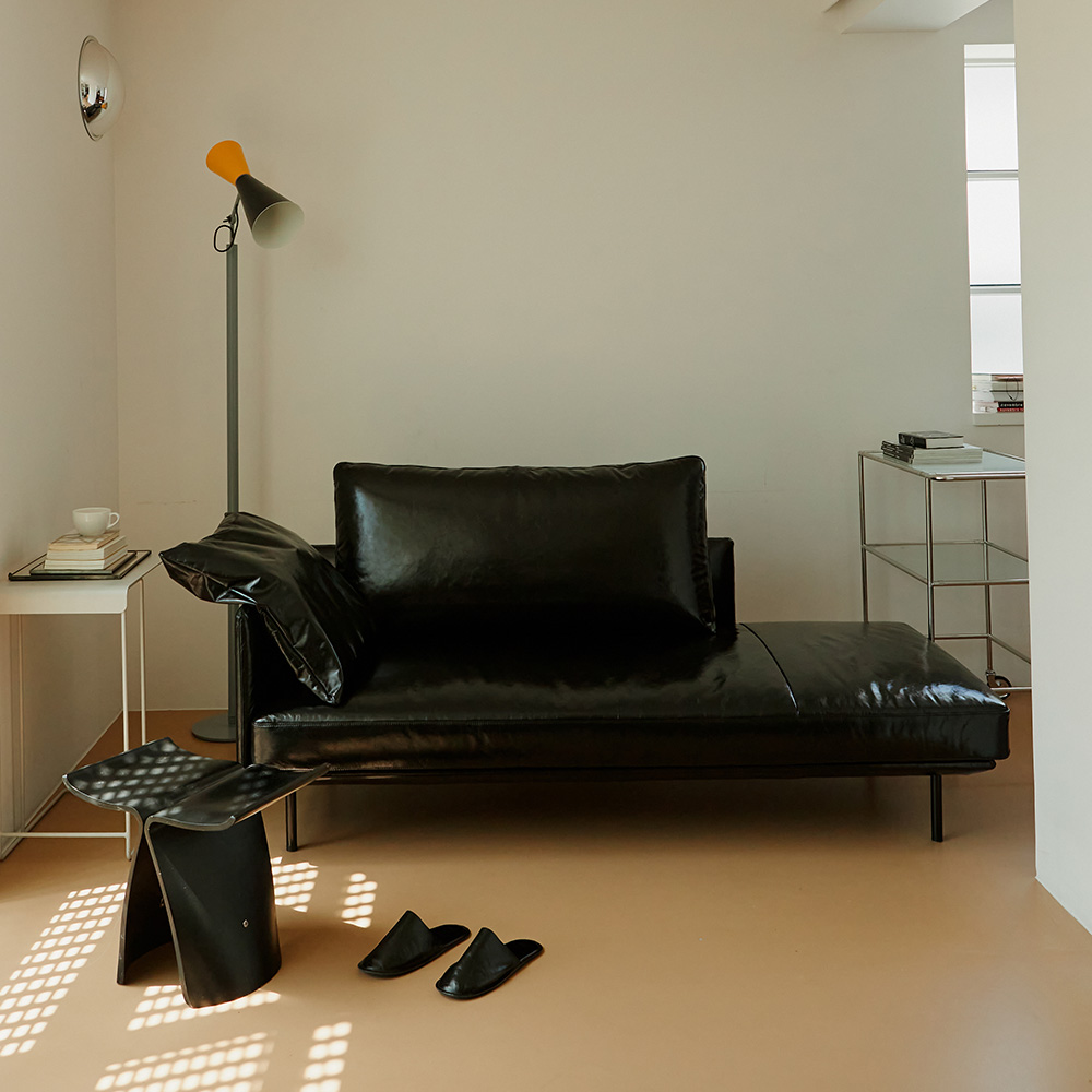 알로소 바드 2인소파 가죽소파 (데이베드, 소프트프리모가죽)