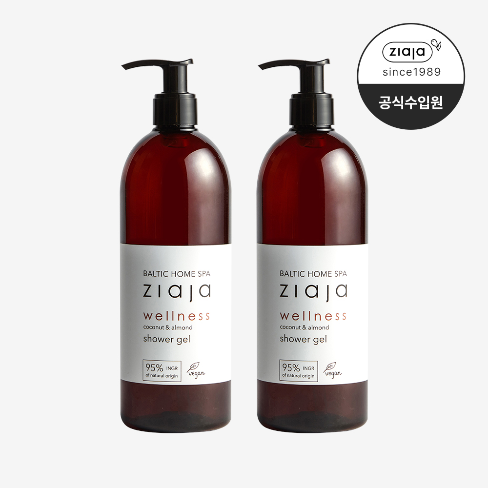 지아자 발틱 홈스파 샤워젤 바디워시 500ml 1+1 - 상품 이미지