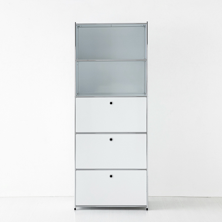 심플리 수납장 BC023 770mmx400mmx1955mm, 5단, 화이트 9909.3085 - 상품 이미지