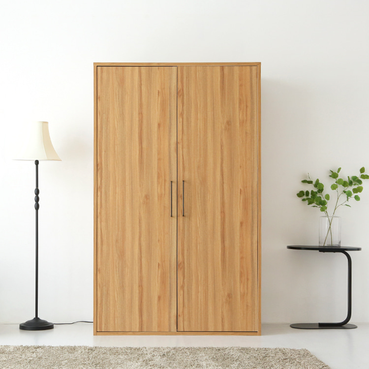 [희망일배송]  미란스 2문 옷장 C타입 WRM195120C 1200x630x1950mm, 2단, 캄포어베니어 9308.2335 - 상세 이미지 5