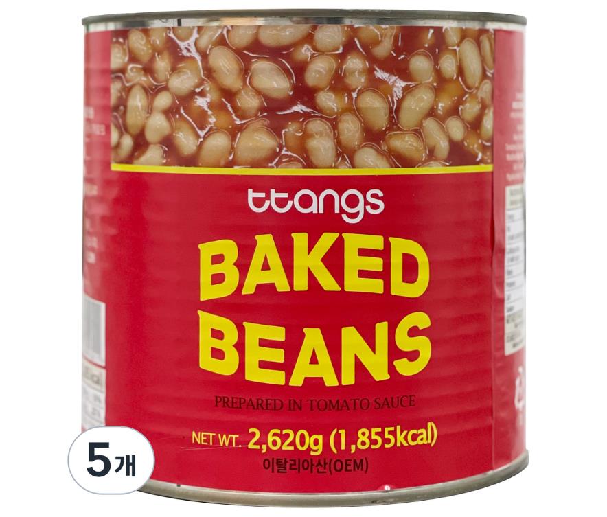 땅스 영양가득 베이크드 빈스 2.62kg 5개 : 퀵퀵프레시