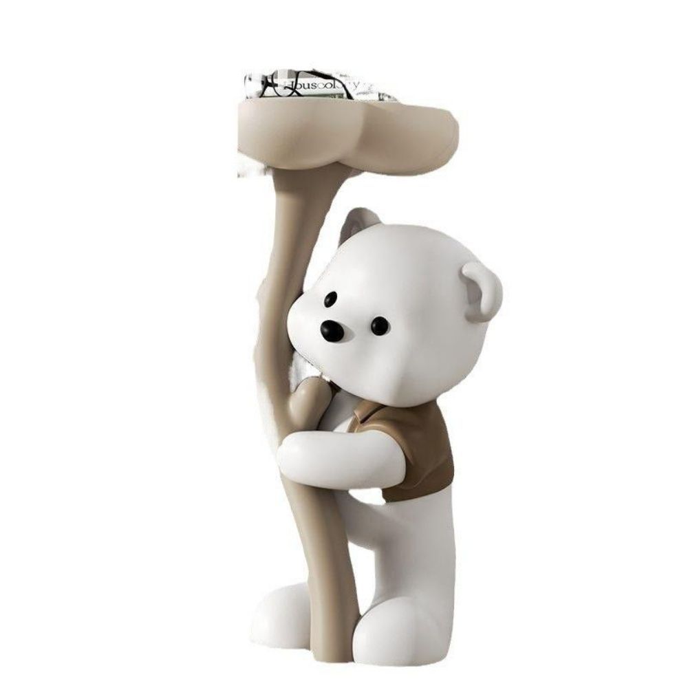 인테리어 곰 선물 트리 장식품 조형물 곰인형 대형 인형 트레이 - 상품 이미지