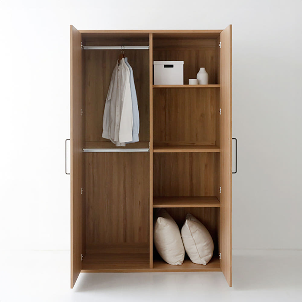 [희망일배송] 미란스 2문 옷장 E타입 WRM195120E 1200x630x1950mm, 2단, 캄포어베니어 5117.3326 이미지 7