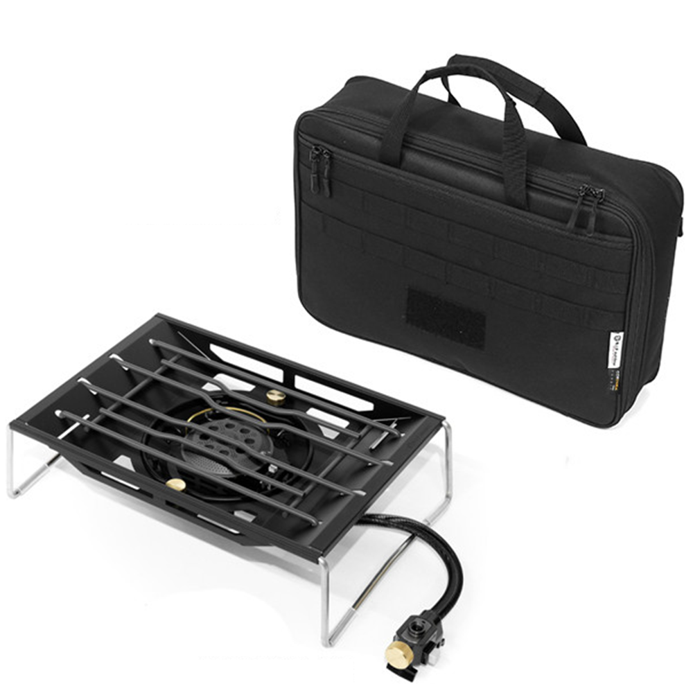NIP 플랫버너 블랙 IGT 강염 파워플레이트 전용가방 포함 캠핑 가스 버너