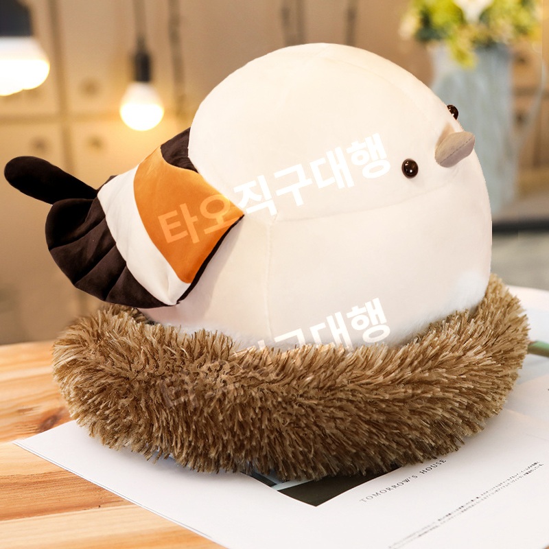 참새인형 소품 오목눈이 아이인형 귀여운 인테리어 참새모형 뱁새인형 장식 선물 - 상세 이미지 2