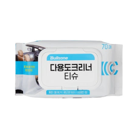 불스원 다용도 크리너 티슈 6개 간편한 세정티슈 가정 내 찌든때 자동차 유지 보수 관리용품
