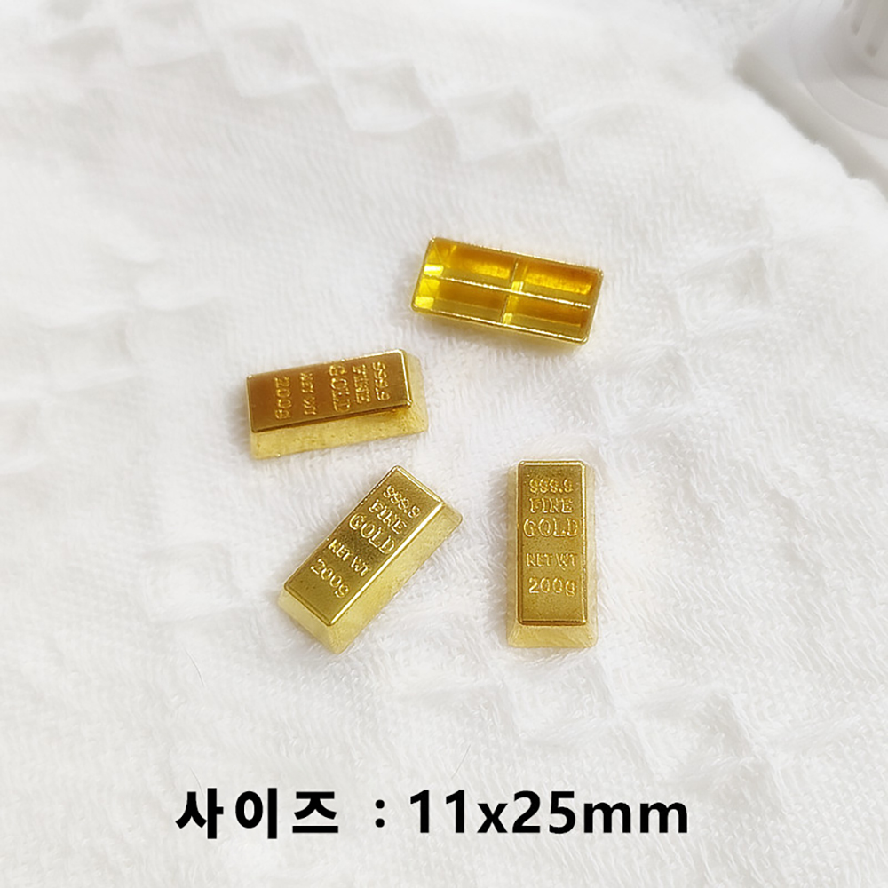 골드바 황금엽전 모형 금괴 금화 미니어처 납골당 꾸미기 추모 인테리어 장식 소품 - 상세 이미지 3