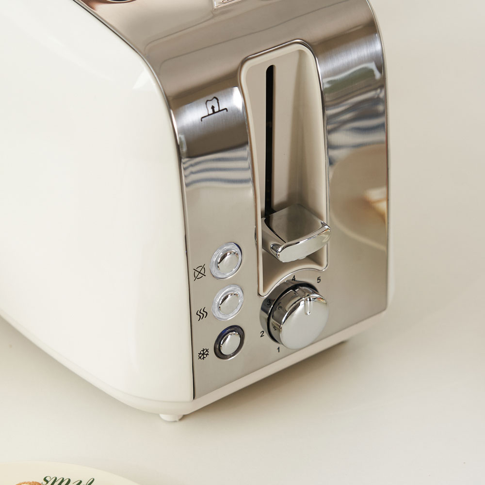 오르테 FULL 스텐 토스트기 7단계 굽기조절 가정용 빵굽는 기계