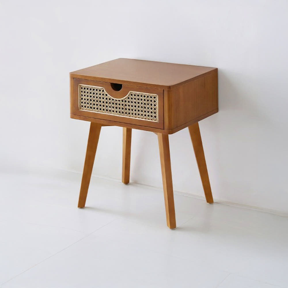 CESBON 원목수납협탁 라탄 KCN001 7486.7277