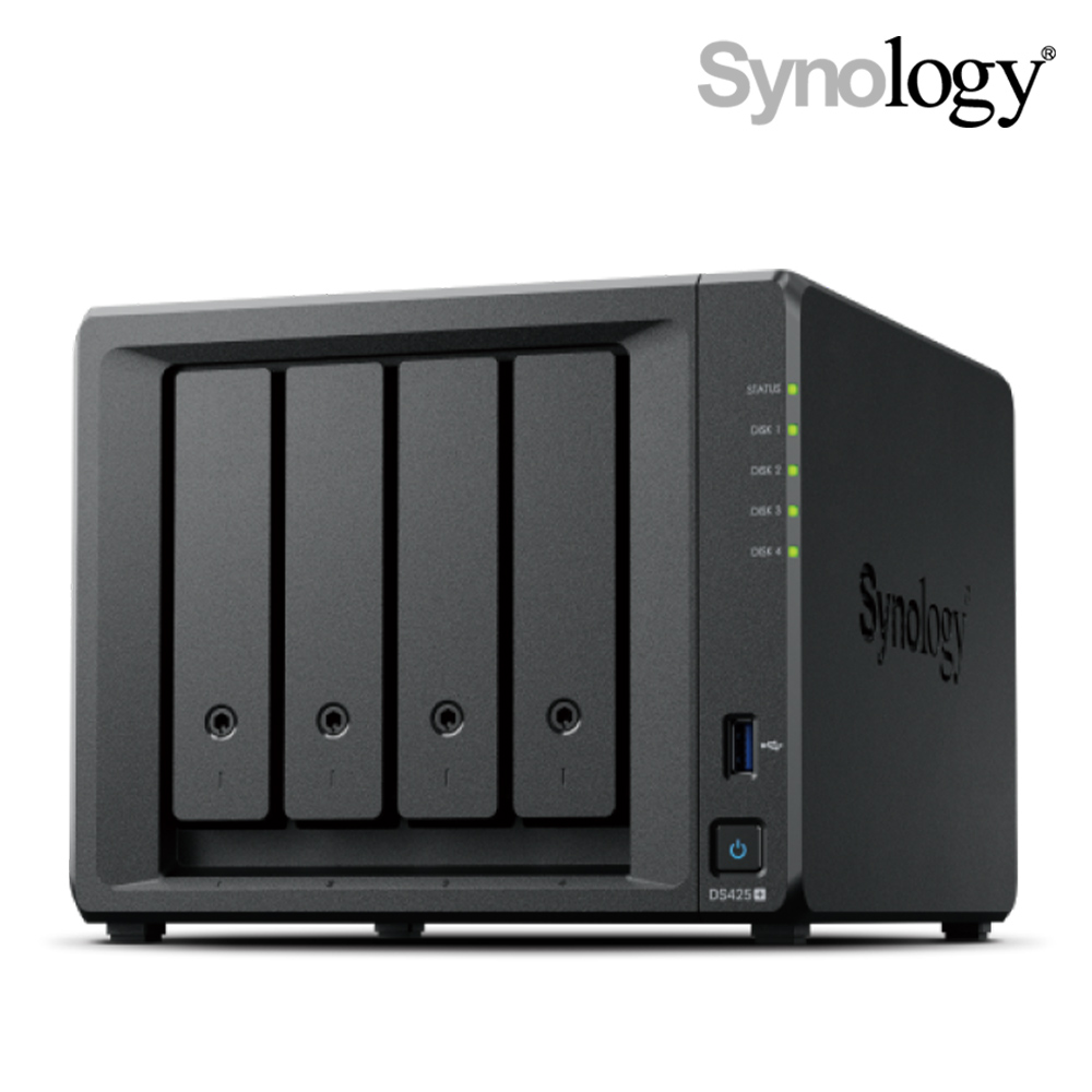 시놀로지 나스 DS425+ NAS 4BAY [DSM 초기설정 원격지원+3년보증정품]