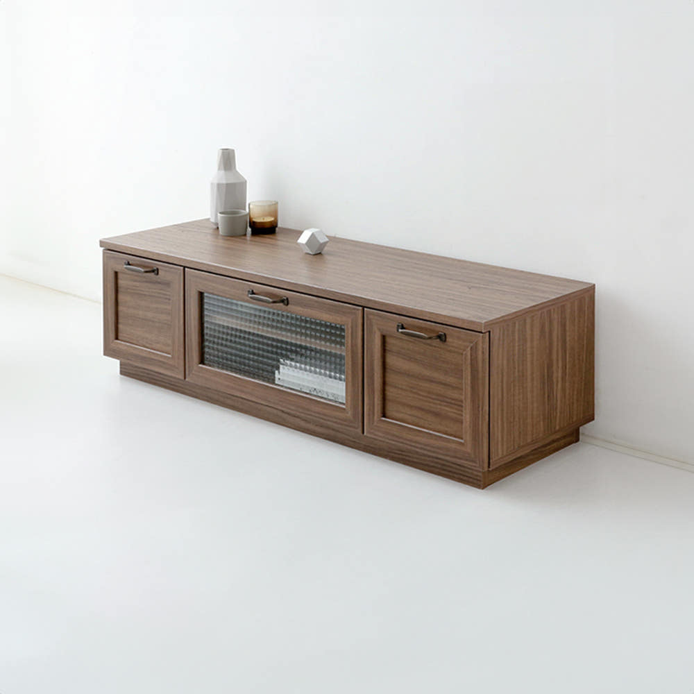 미란스 TV거실장 EVM L 1200x400x350mm, 미들브라운 3555.6498