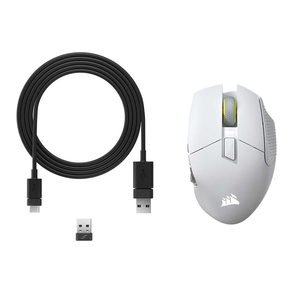 커세어 SCIMITAR RGB 엘리트 무선 SE 게이밍 마우스 화이트 - 상세 이미지 5