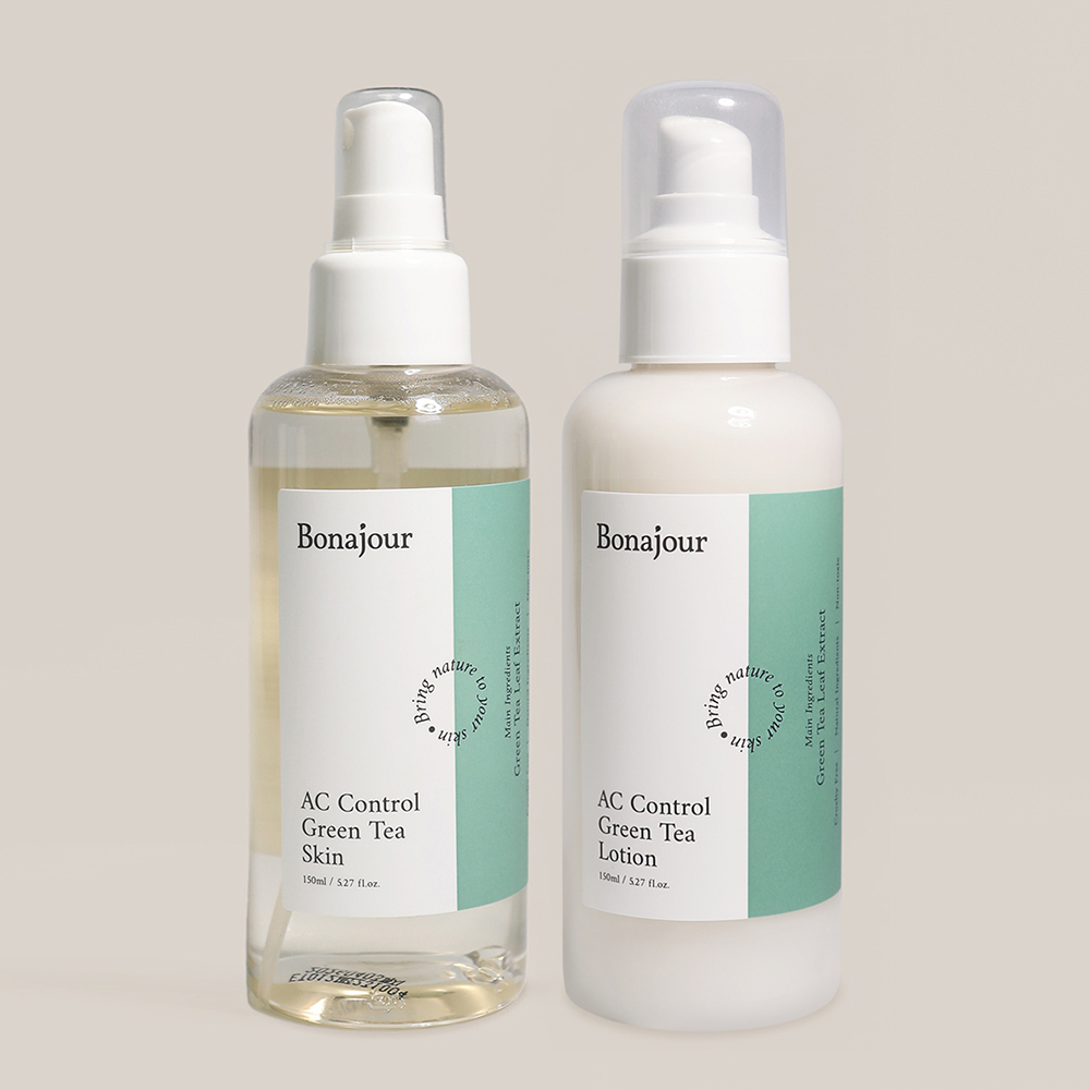 보나쥬르 아크 컨트롤 스킨 150ml + 로션 150ml 2종 세트 - 상품 이미지