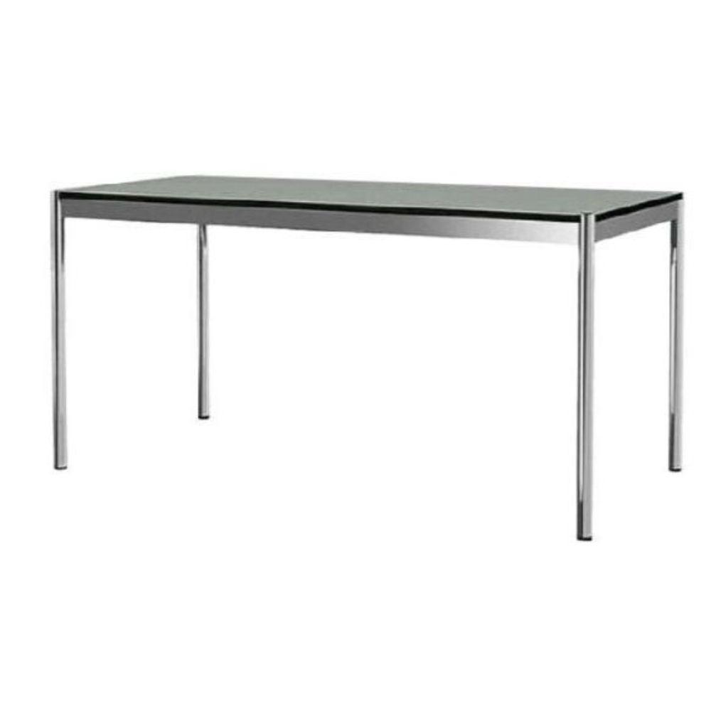 테이블 데스크 책상 서재 철제 디자인 120x60x75cm 검은색 - 상품 이미지