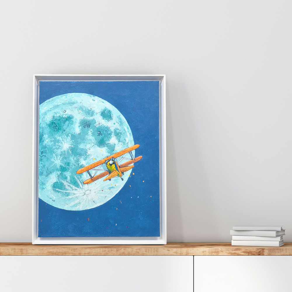 아트앤샵 미술작품 김기훈 원작 Fly Me to The Moon 10호 현대미술 그림액자 이미지 8