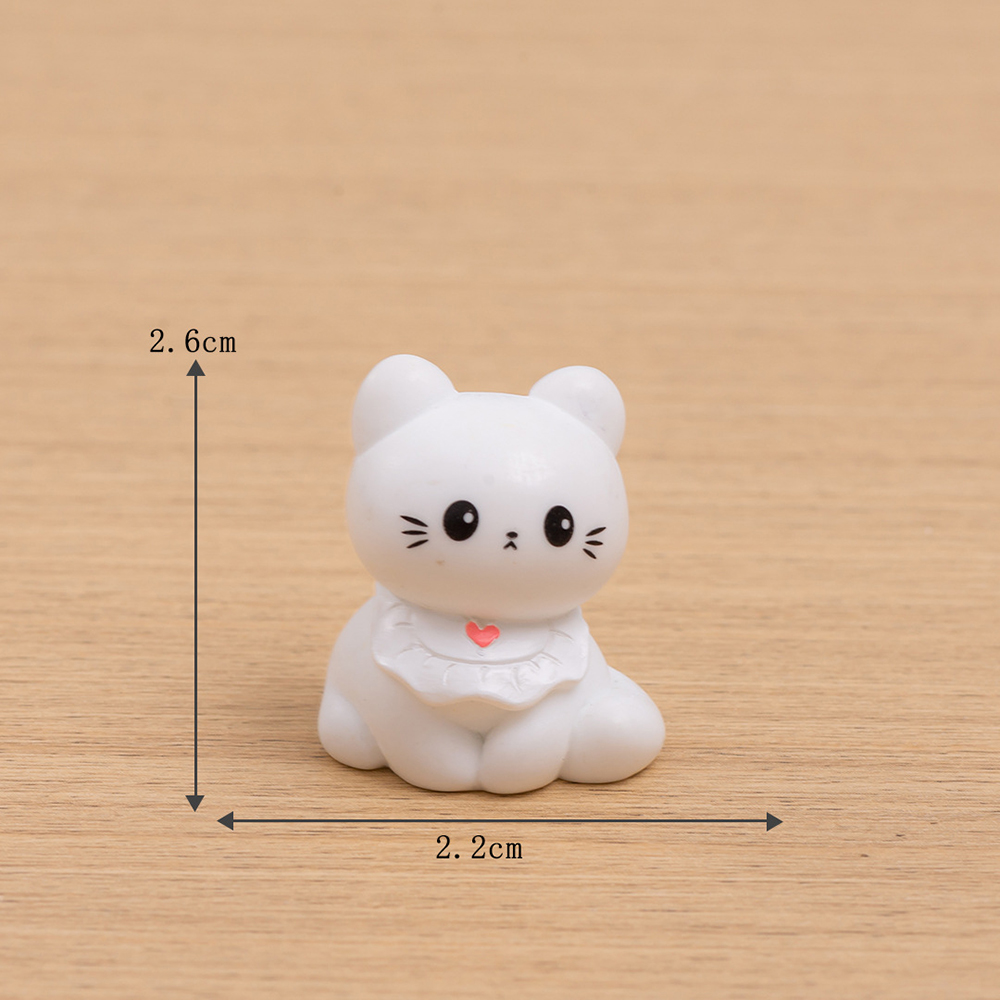 강아지 고양이 미니어처 11종 인테리어 장식 소품 인형 피규어 - 상세 이미지 5