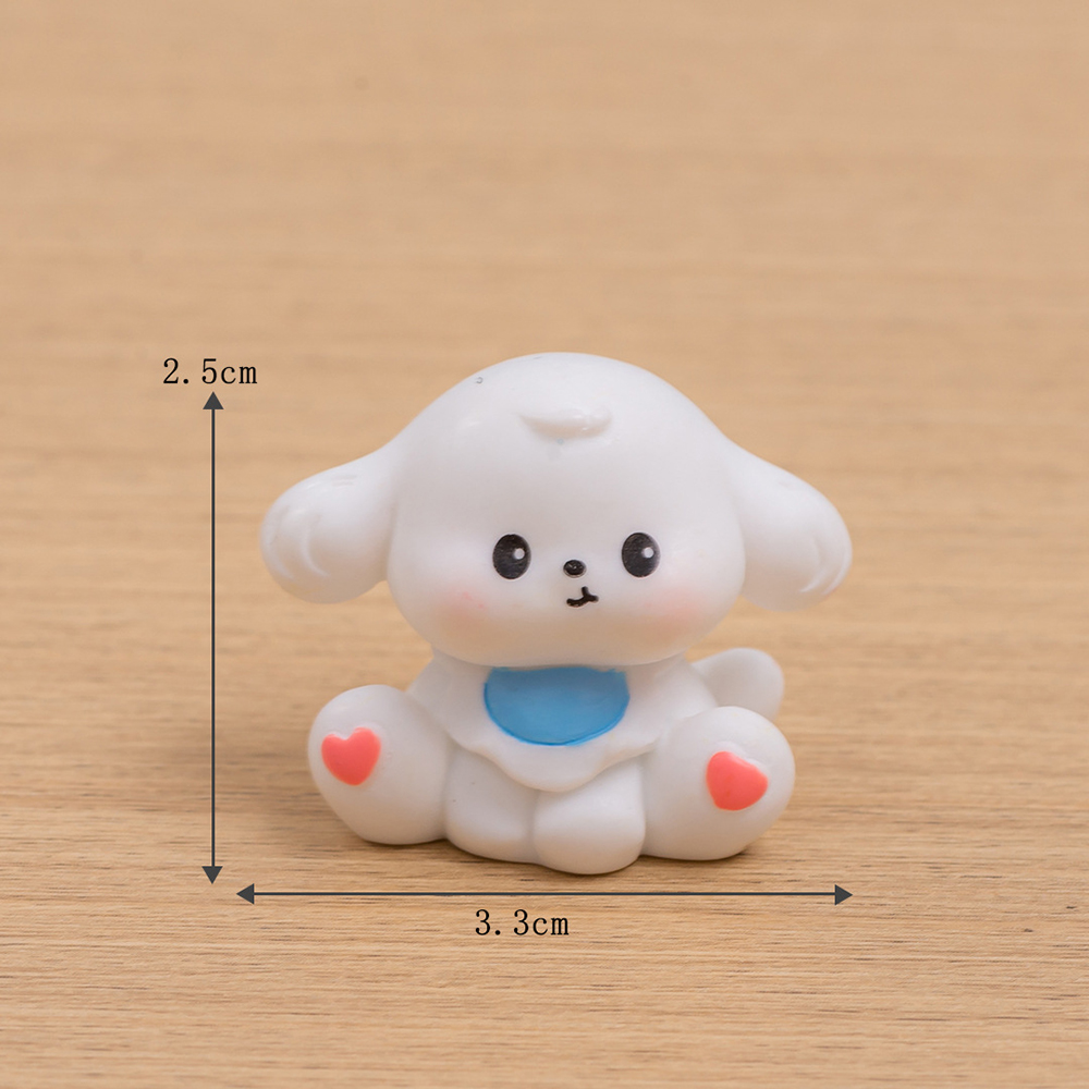 강아지 고양이 미니어처 11종 인테리어 장식 소품 인형 피규어 - 메인 이미지