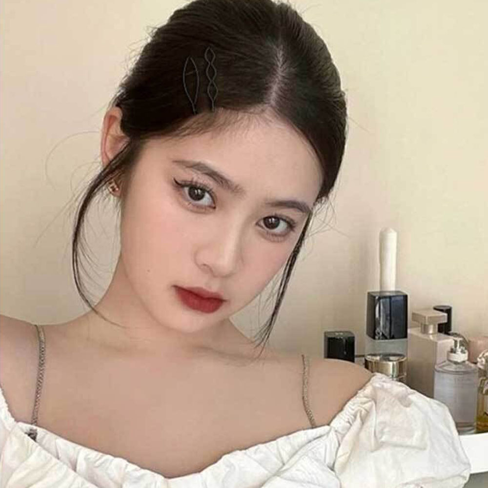 모양 실핀 12p 헤어실핀 앞머리 얇은 옆머리 삔세트 프랑스삔핀 반머리 바비미용실 - 상세 이미지 4