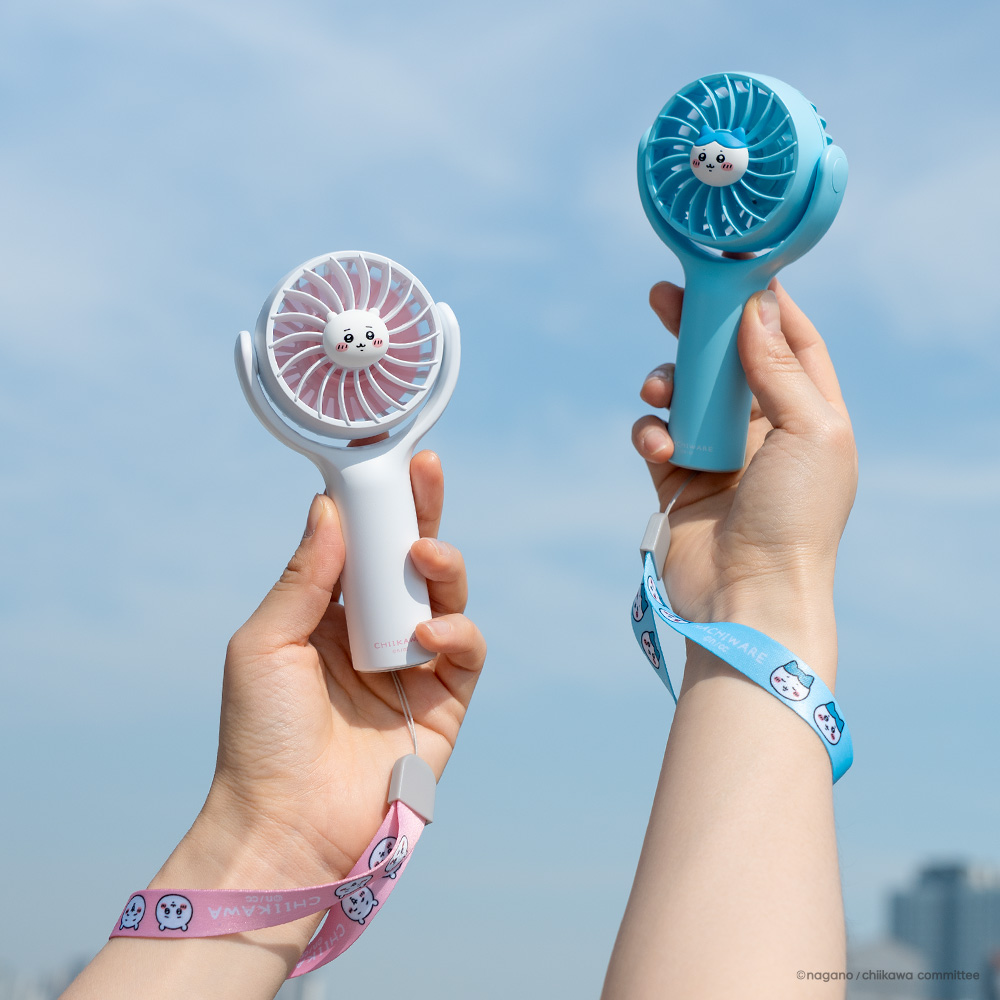 먼작귀 치이카와 손풍기 핸디팬 손선풍기 미니 휴대용 선풍기 스트랩 세트 굿즈 - 상세 이미지 2