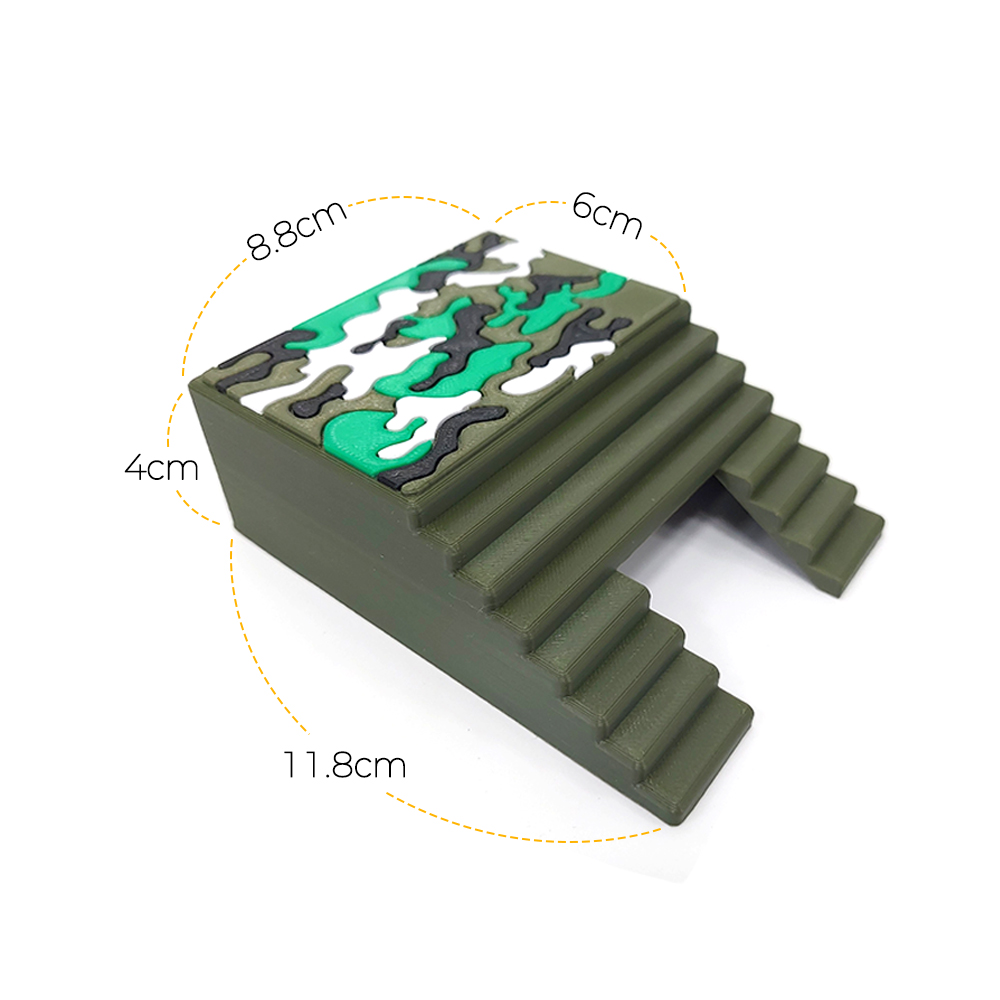 도마뱀 밀리터리 하우스 크게스티드게코 사육장 크레 은신처 쉼터