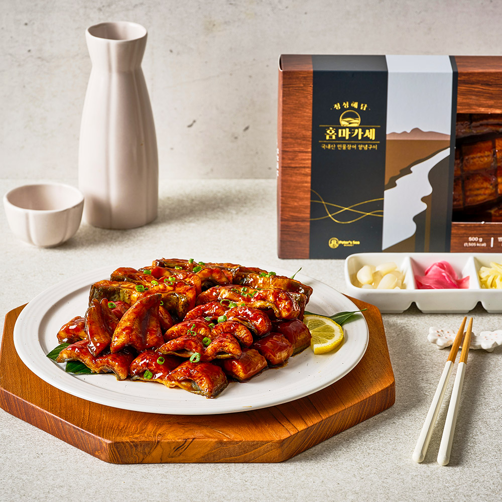 피터씨마켓 홈마카세 국내산 민물장어 양념구이 세트 500g (250g x 2팩)