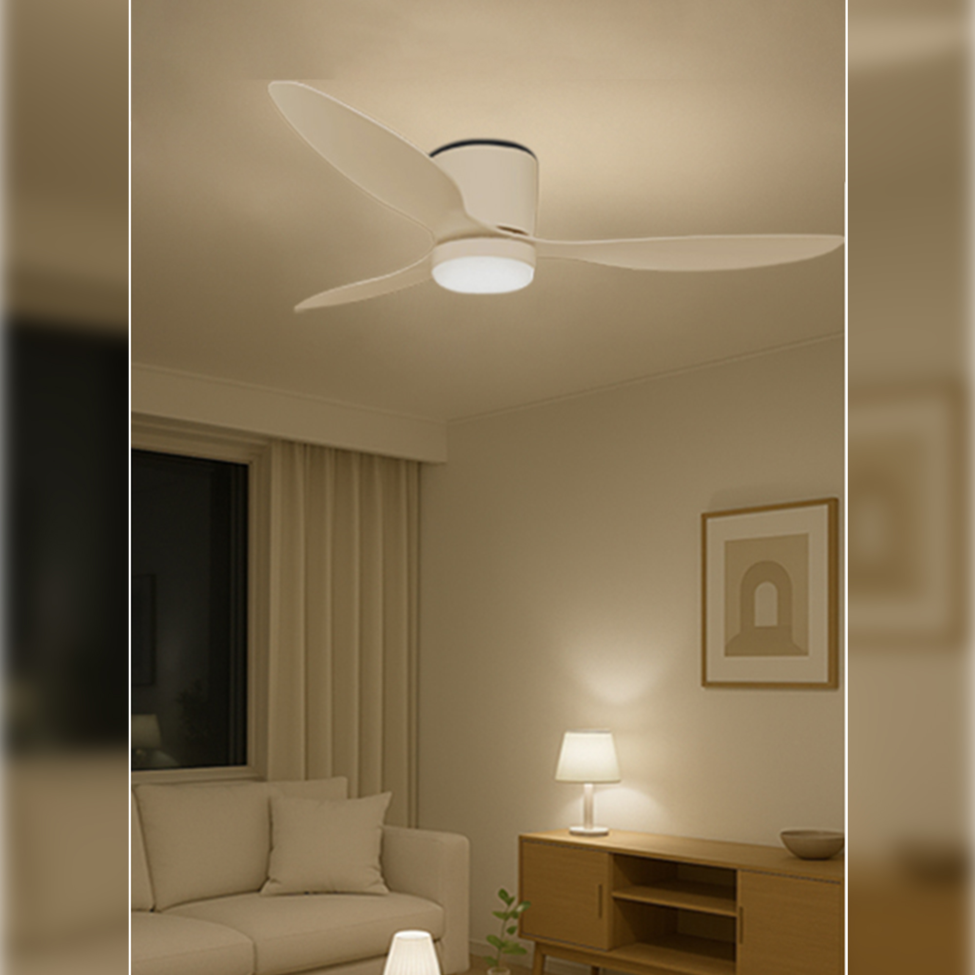 모노인실링팬 조명실링팬 BLDC 거실 대형 52