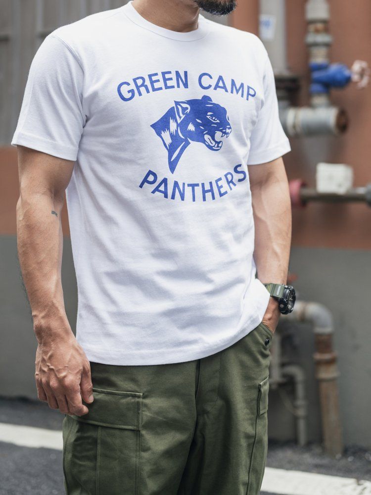 25SS 논스탁 신상 GREEN CAMP 치타 그래픽 / 빈티지 올드스쿨 밀리터리 브론슨 녹색 S - 상세 이미지 3