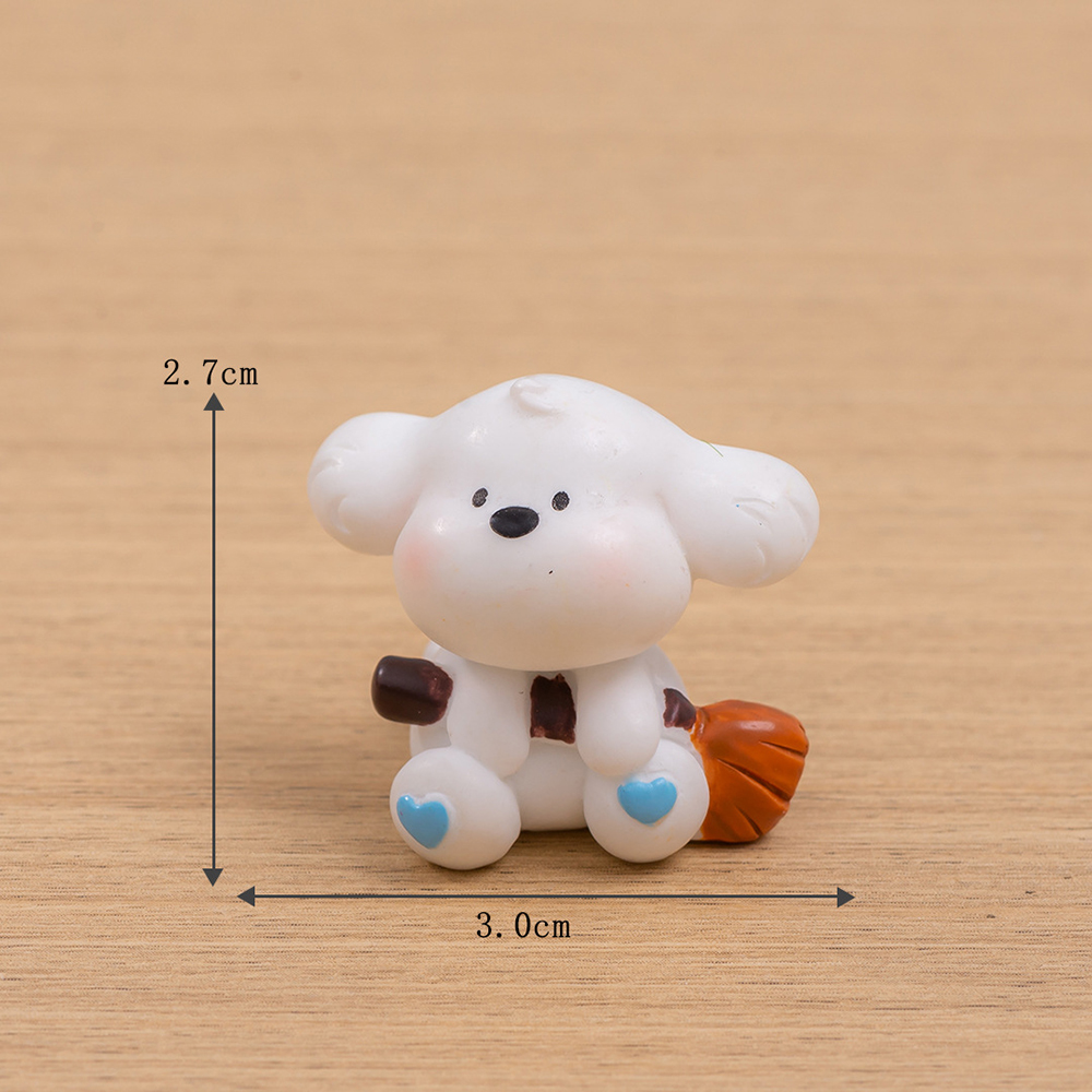 강아지 고양이 미니어처 11종 인테리어 장식 소품 인형 피규어 - 상세 이미지 4