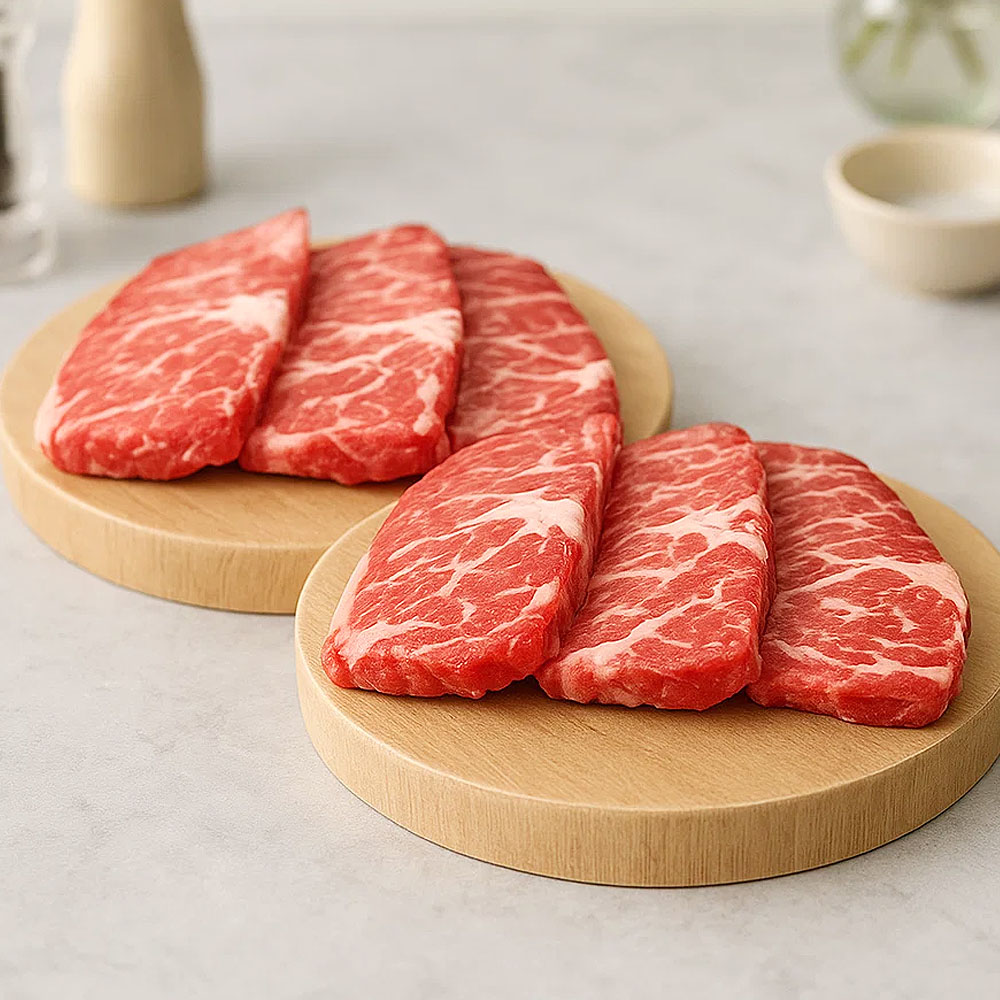 [사르르] 수입소고기 미국산 살치살 스테이크 구이용 특수부위 초이스등급 1kg, 1개