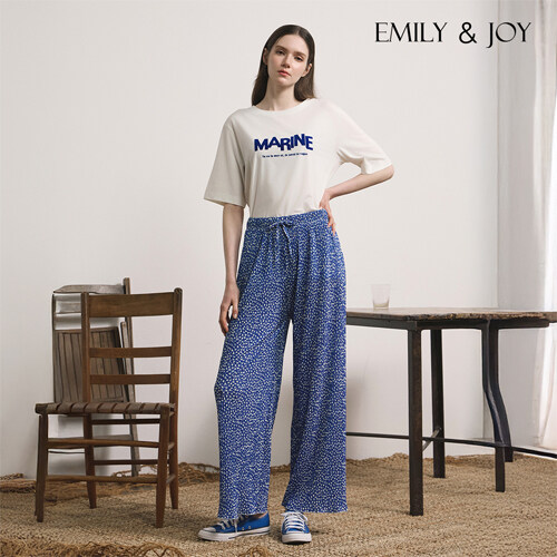 에밀리앤조이 플라워 플리츠 팬츠 (25SS) - 상세 이미지 2